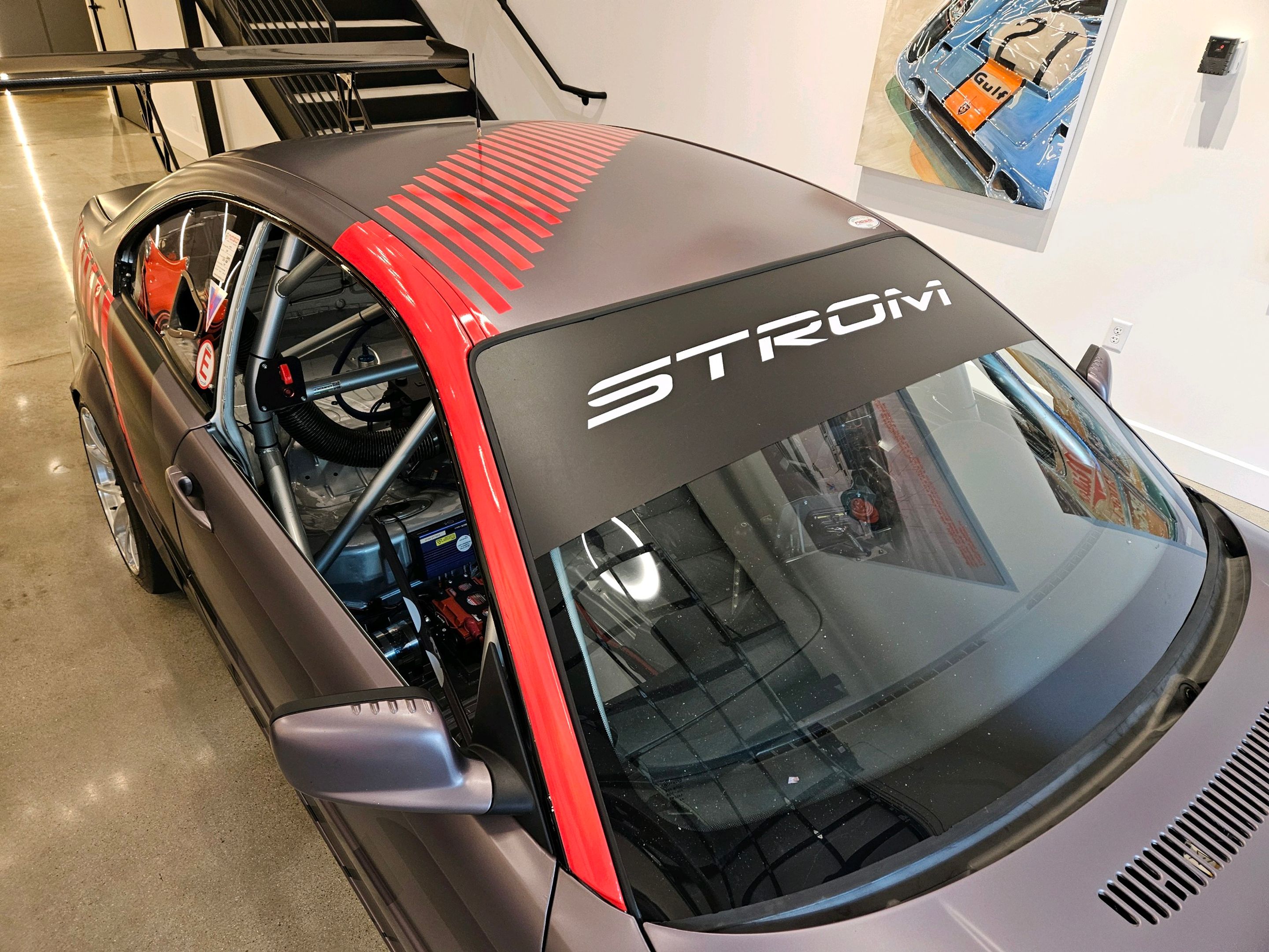 Multicolor BMW E46 3 Series with 18" VS-5RS Apex wheels in Brushed Clear