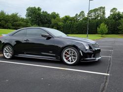 Black Cadillac ATS - VS-5RS in Brushed Clear