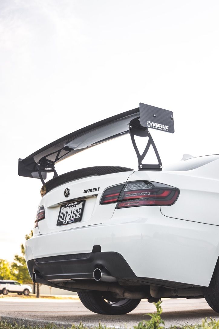 White BMW E92 Coupe 3 Series with 18" ARC-8 Apex wheels in Satin Bronze