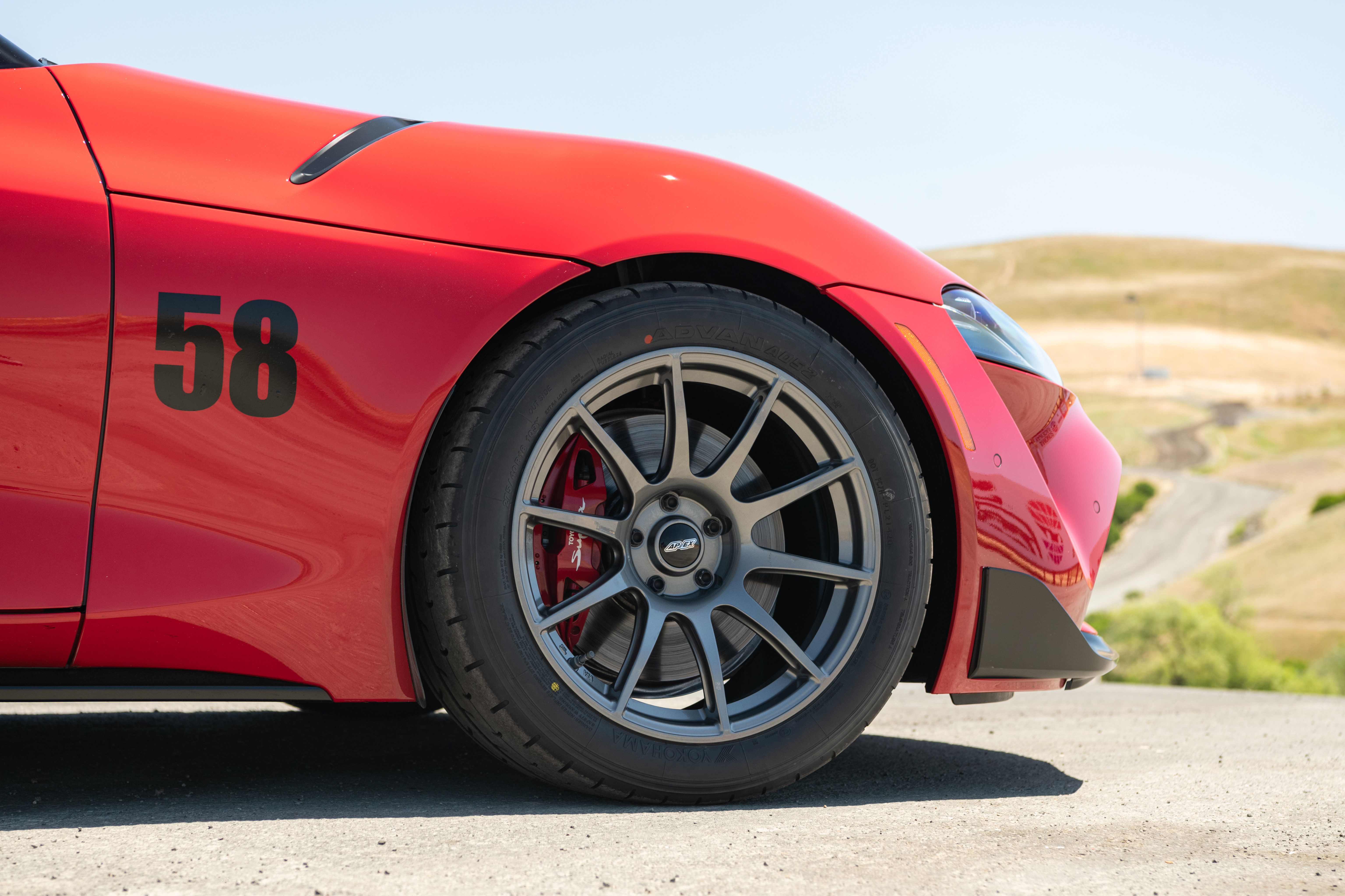 Toyota GR Supra with 18