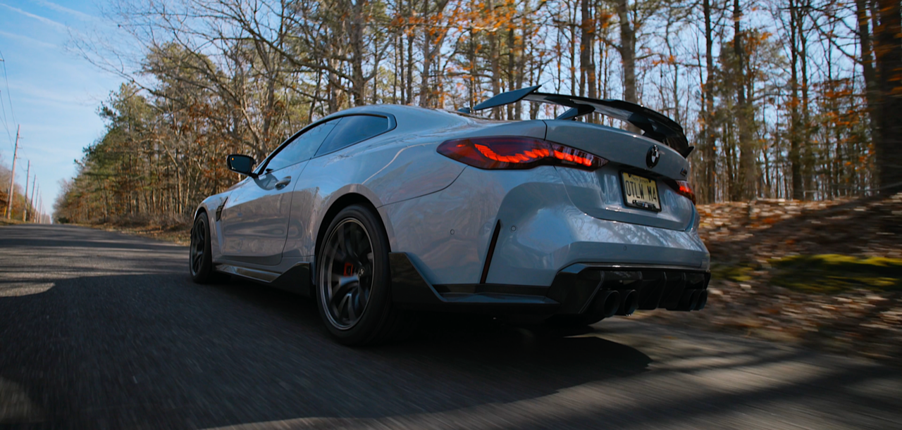 Grey BMW G82 Coupe M4 with 19" VS-5RS Apex wheels in Anthracite