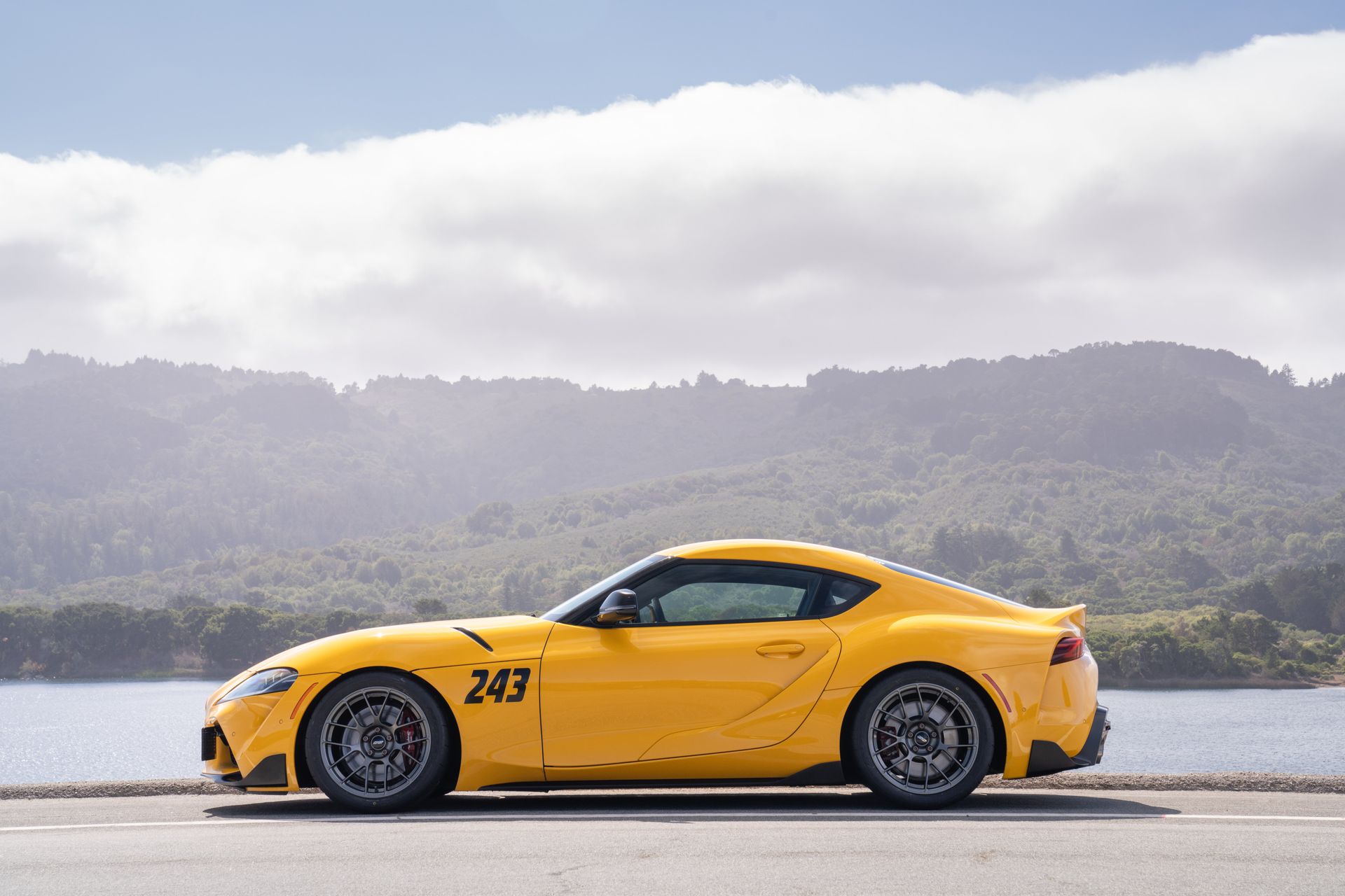 Toyota GR Supra with 18" EC-7RS in Anthracite