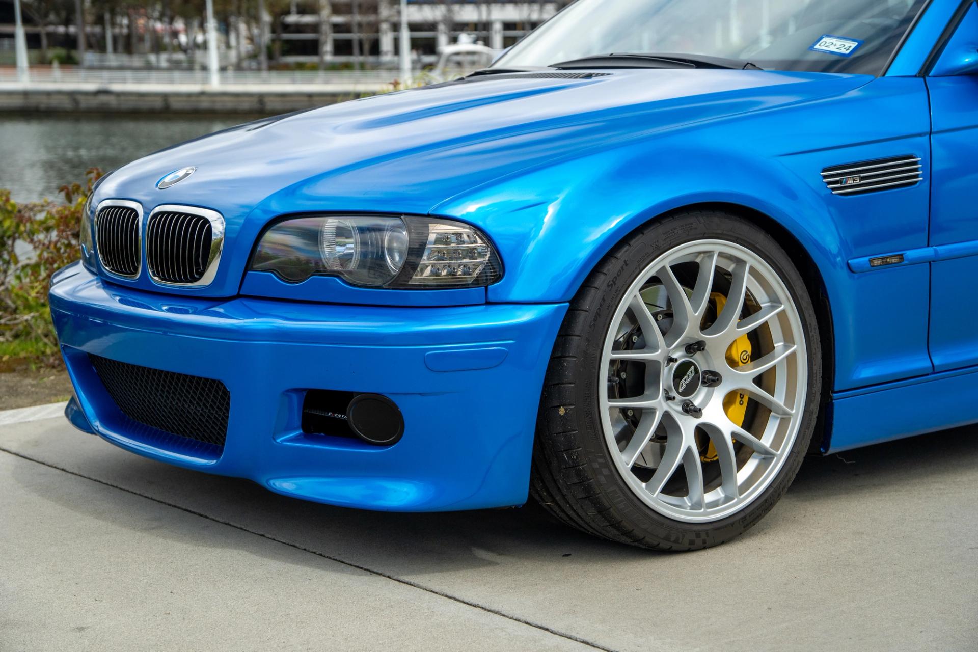 BMW E46 M3 with 19" EC-7 in Race Silver