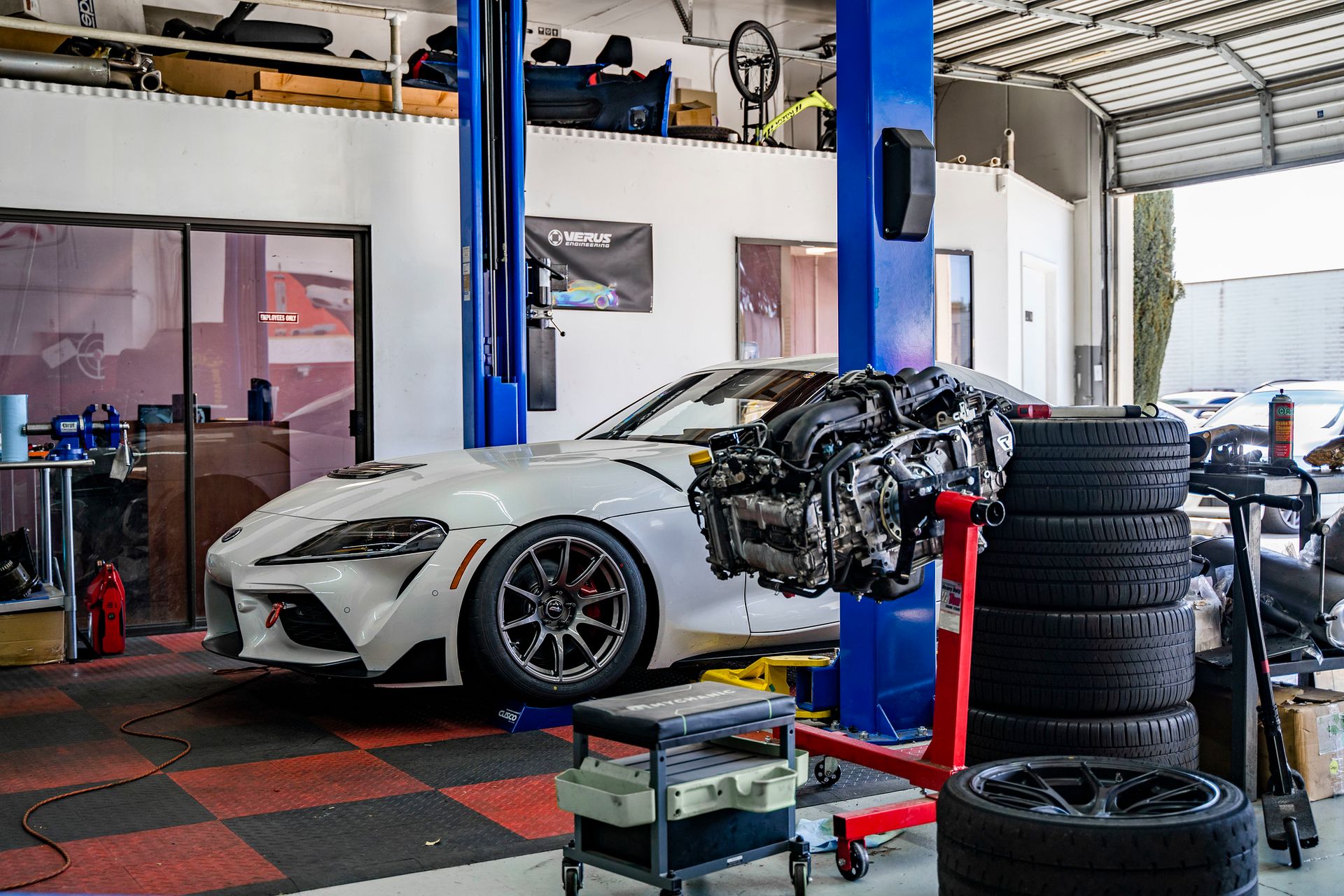 Toyota GR Supra with 18" SM-10 in Anthracite