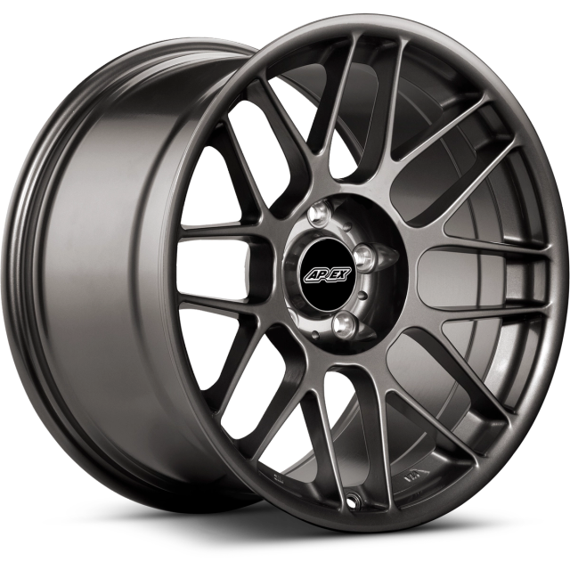 Apex Wheels 18" ARC-8 in Anthracite with Gloss Black center cap