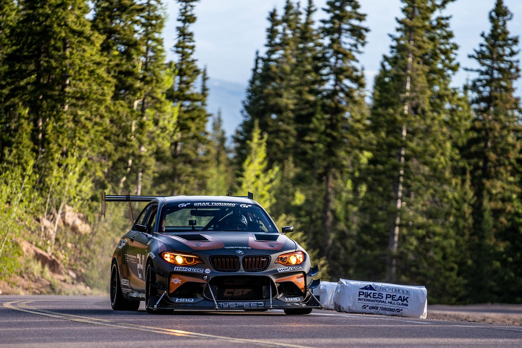 BMW F87 M2 with 18" FL-5 in Satin Black