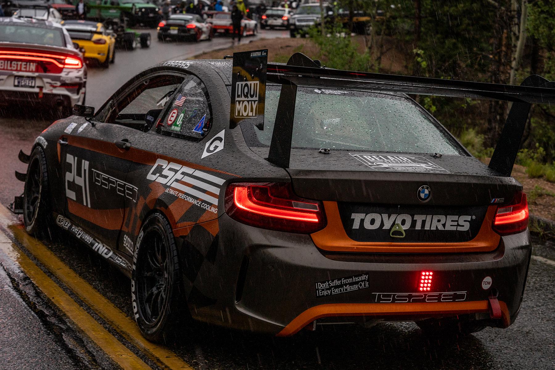 BMW F87 M2 with 18" FL-5 in Satin Black