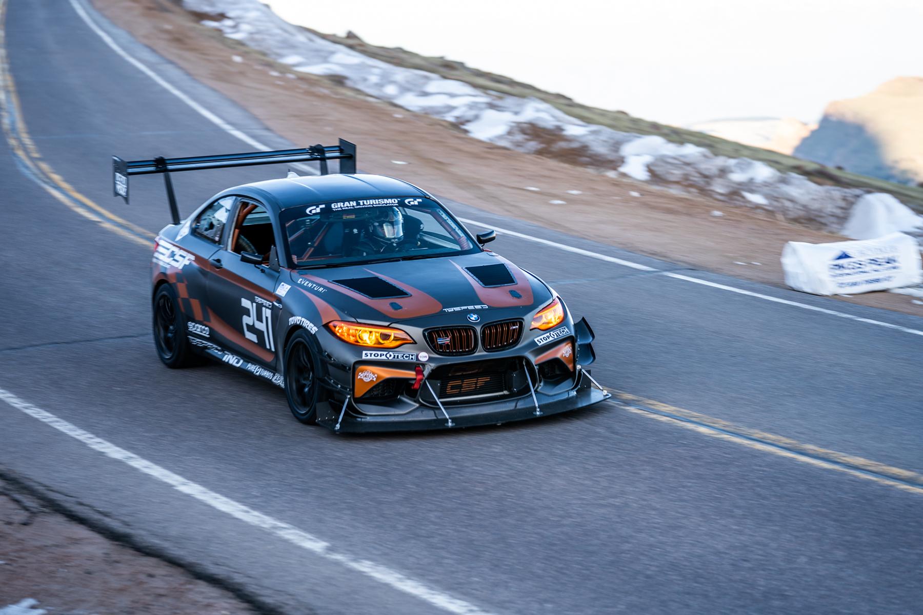 BMW F87 M2 with 18" FL-5 in Satin Black