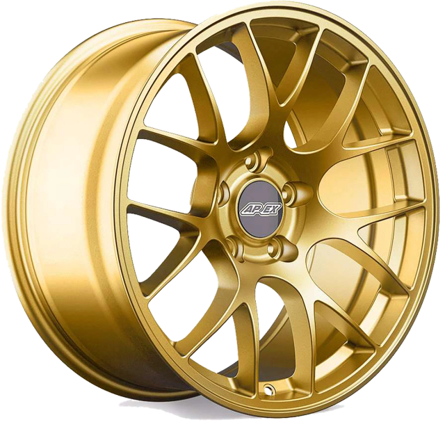 Apex Wheels 18" EC-7 in Gloss Gold