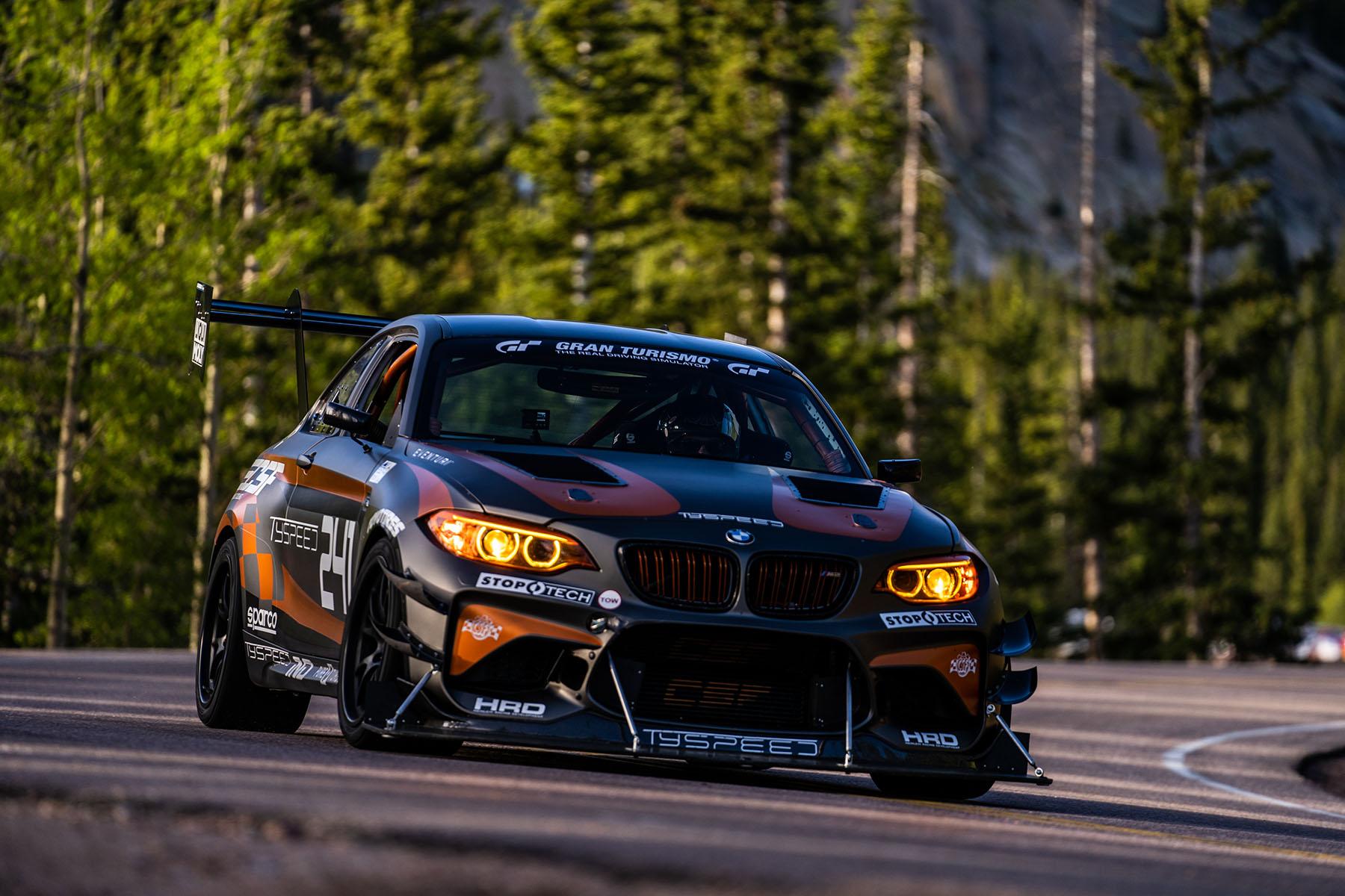 BMW F87 M2 with 18" FL-5 in Satin Black