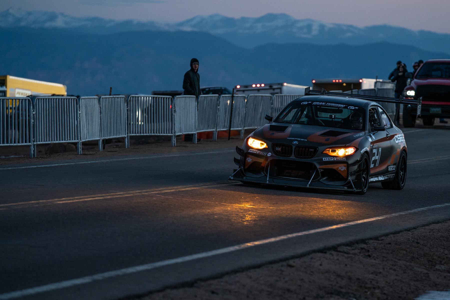 BMW F87 M2 with 18" FL-5 in Satin Black