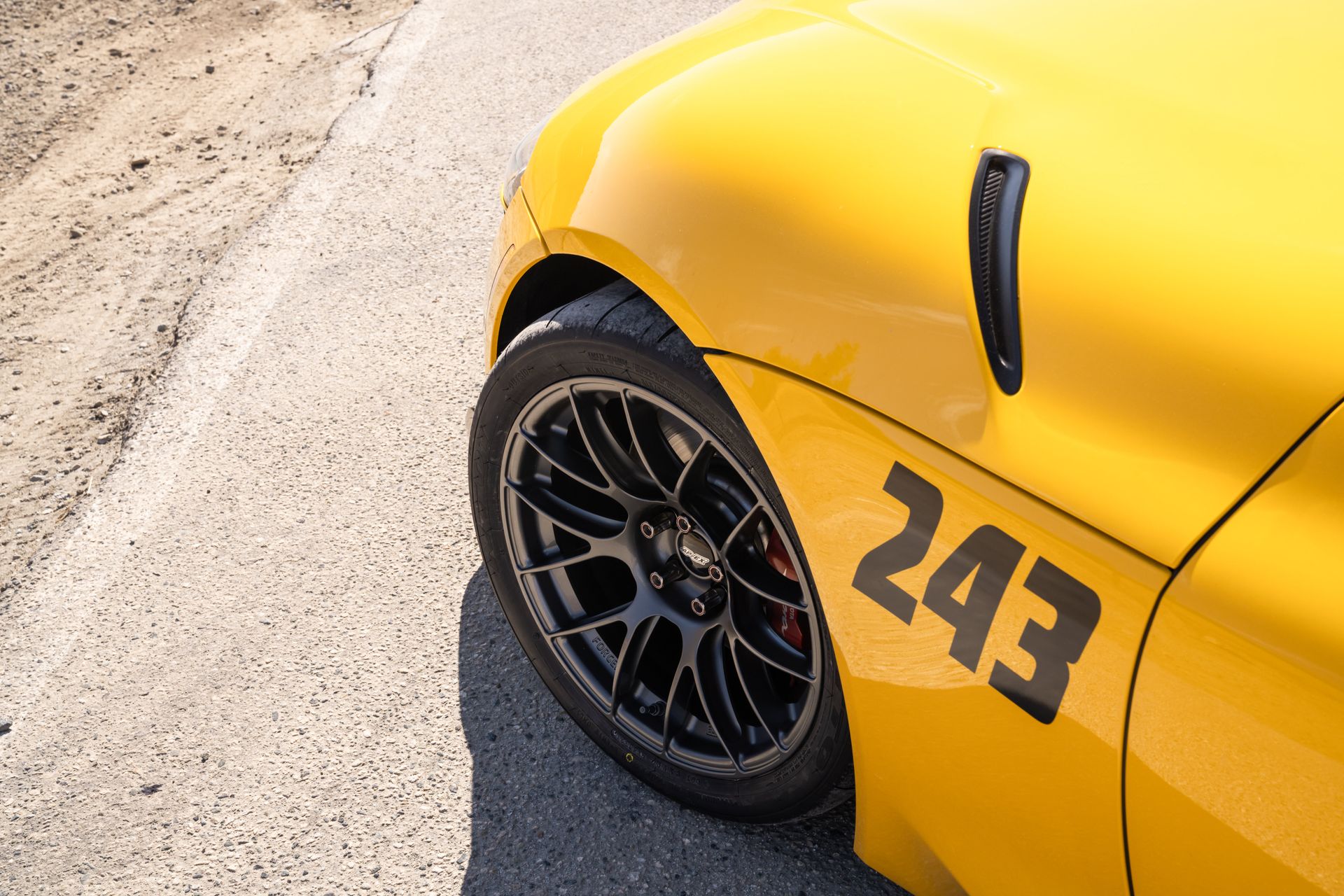 Toyota GR Supra with 18" EC-7RS in Anthracite