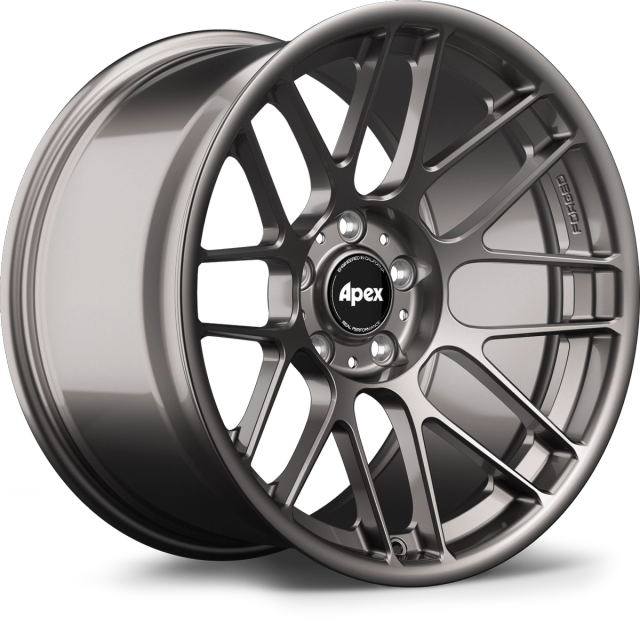 Apex Wheels 18" ARC-8RT in Anthracite with Gloss Black center cap