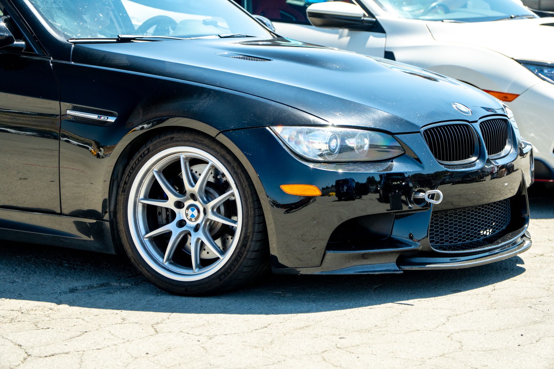 Bmw E90 Sedan M3 With 18 Fl 5 Wheels In Race Silver 6010