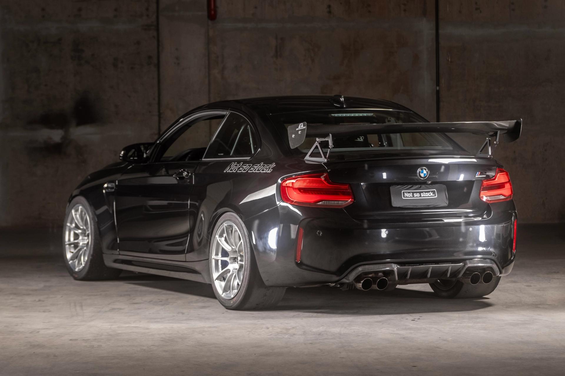 BMW F87 M2 with 18" SM-10RS in Brushed Clear