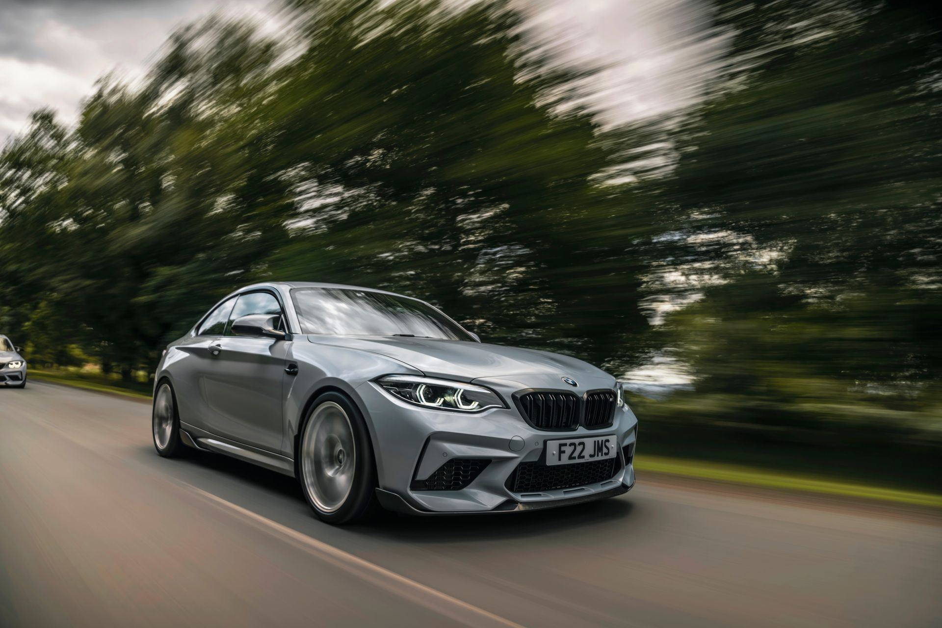 BMW F87 M2 with 19" VS-5RS in Brushed Clear