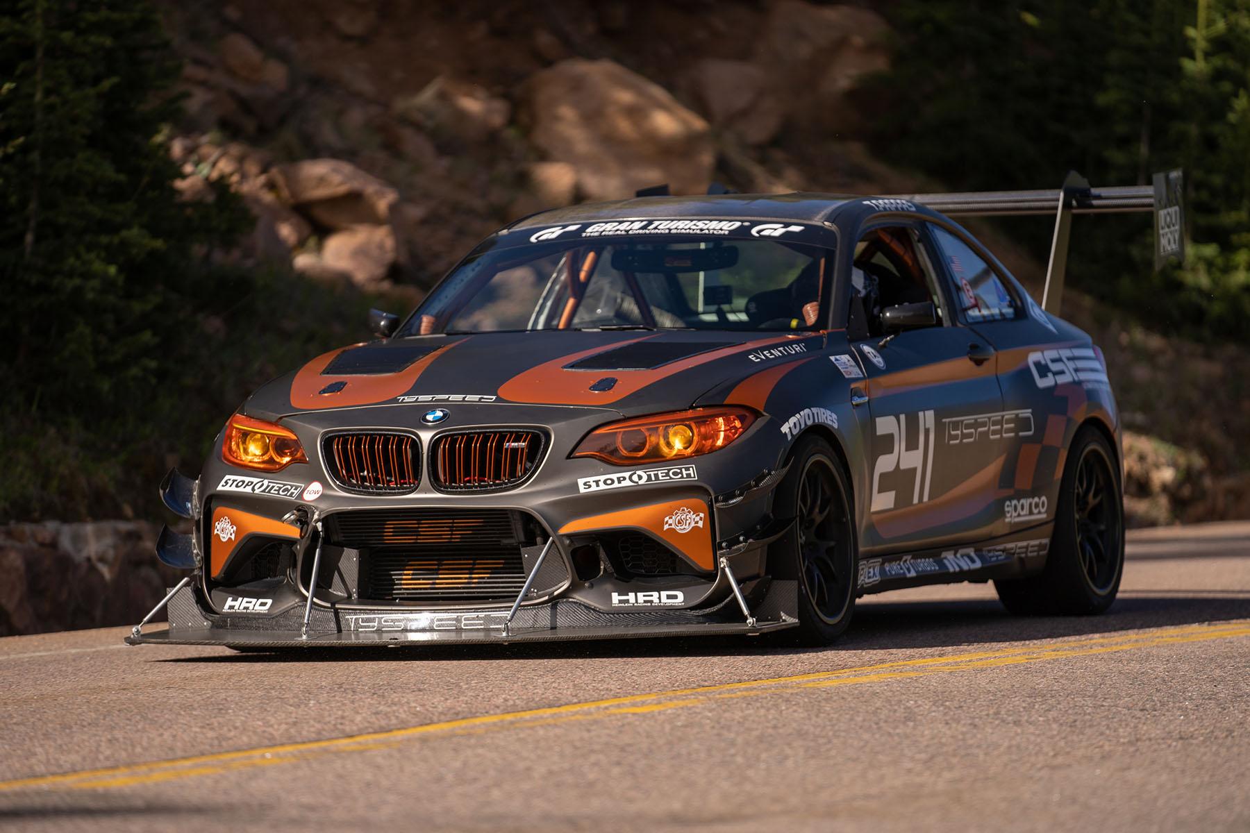 BMW F87 M2 with 18" FL-5 in Satin Black