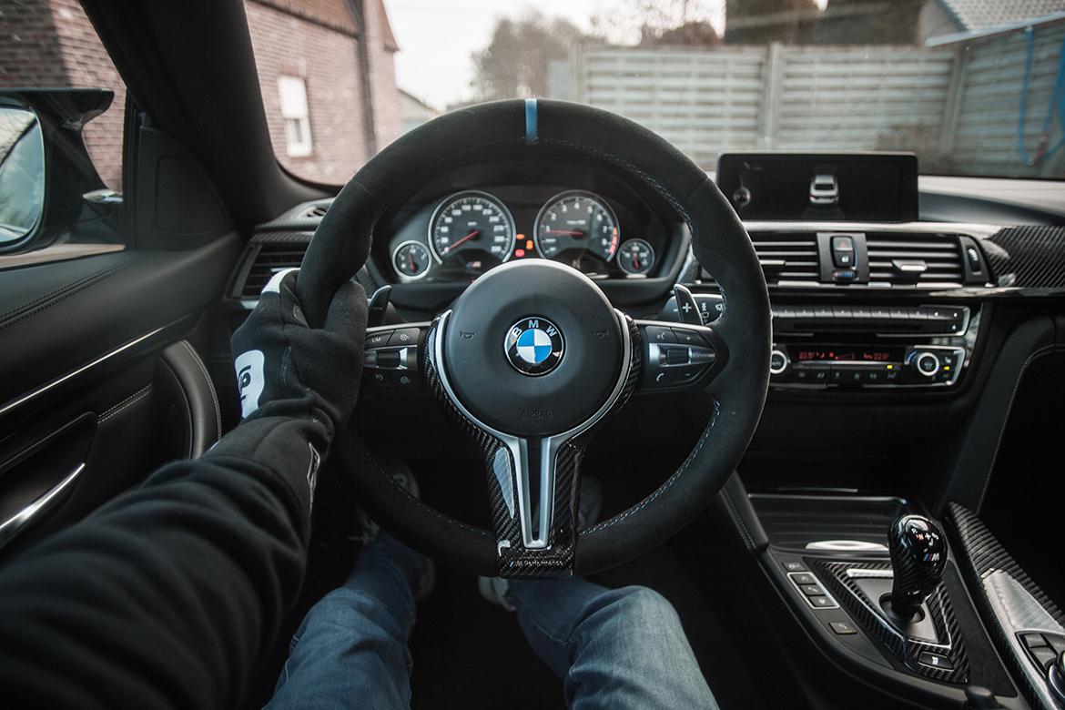 BMW F82 Coupe M4 with 18" SM-10 in Satin Black