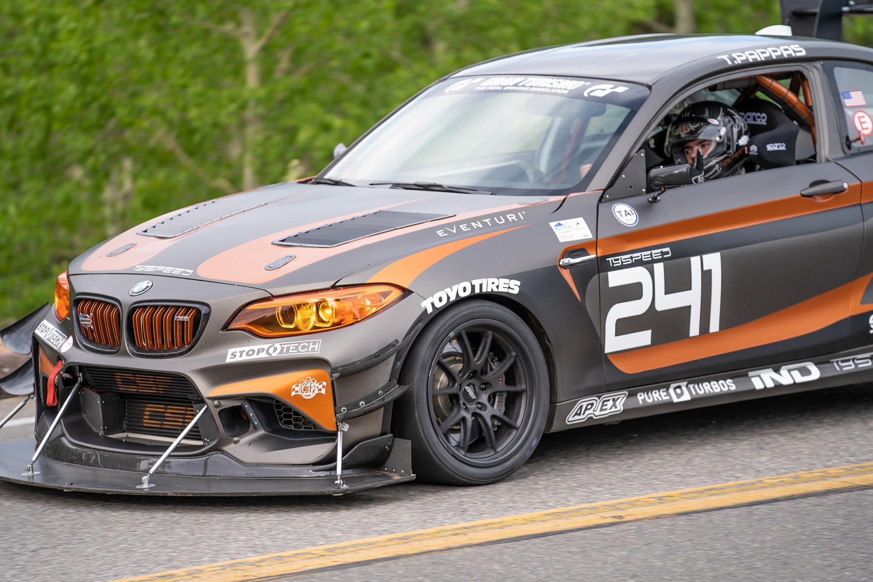 BMW F87 M2 with 18" FL-5 in Satin Black