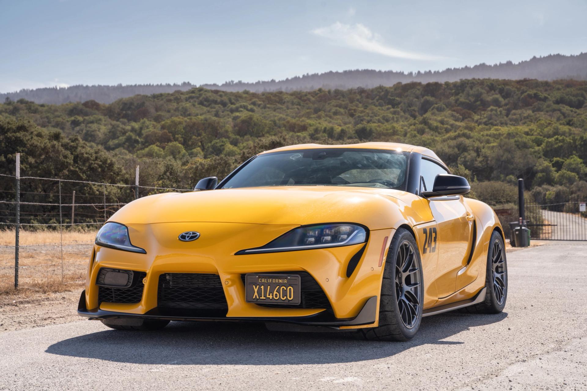 Toyota GR Supra with 18" EC-7RS in Anthracite