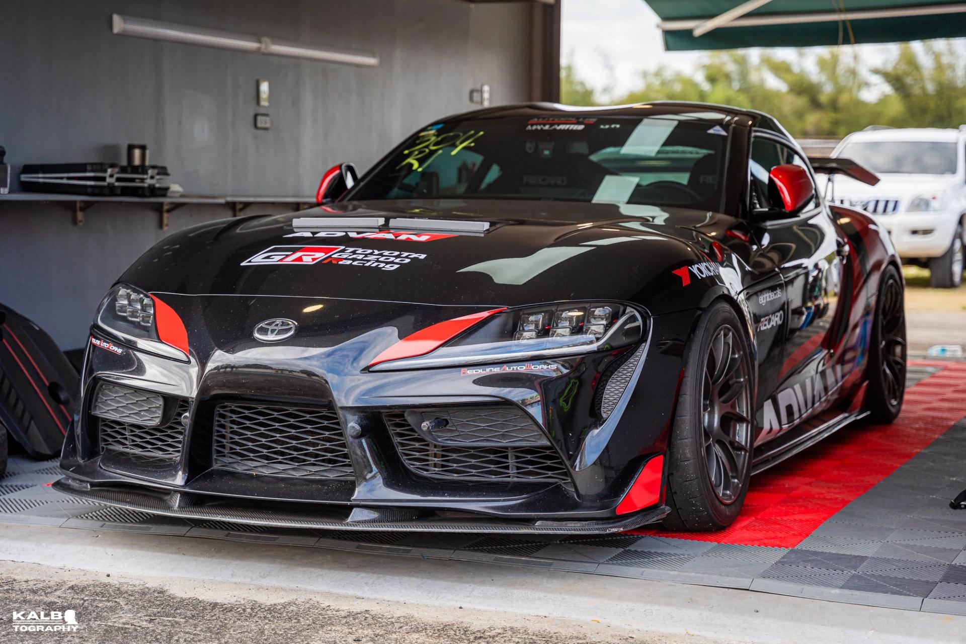 Toyota GR Supra with 18" EC-7RS in Satin Bronze