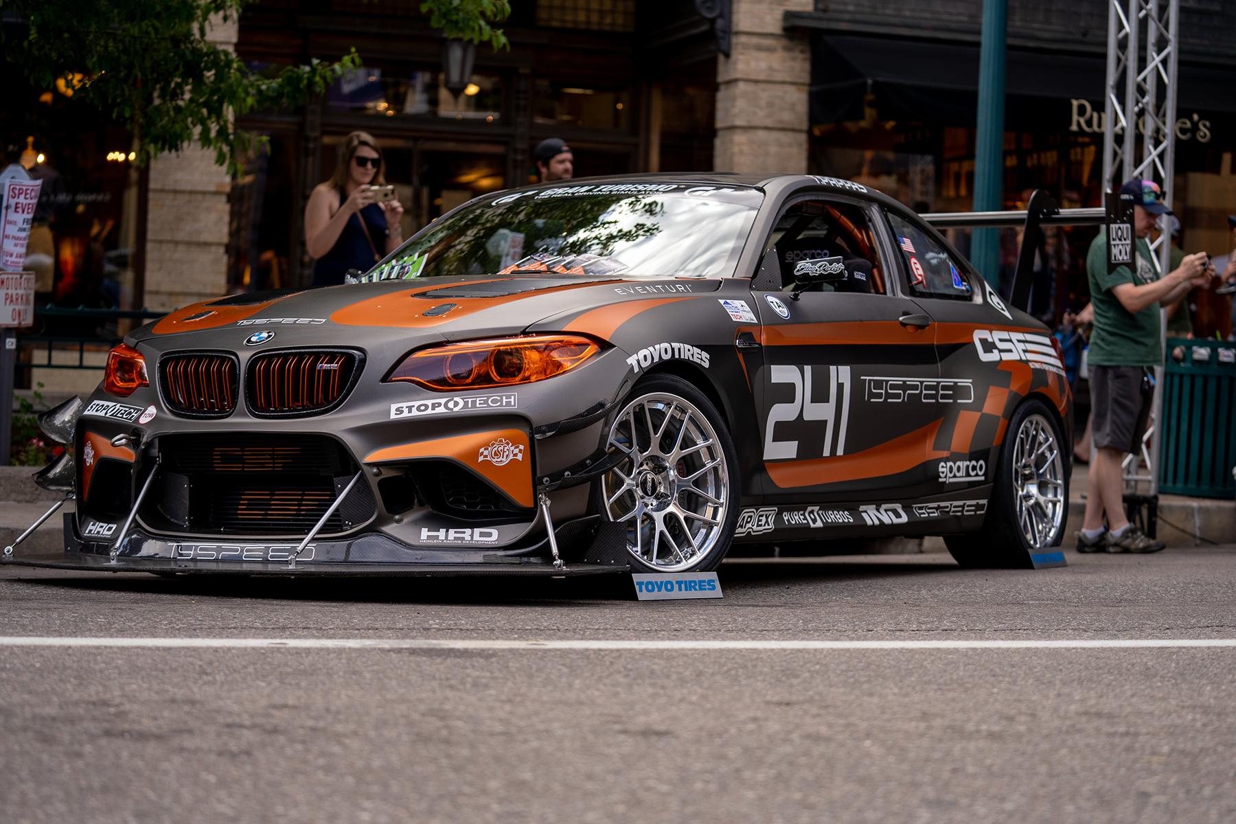 BMW F87 M2 with 18" ARC-8R in Polished