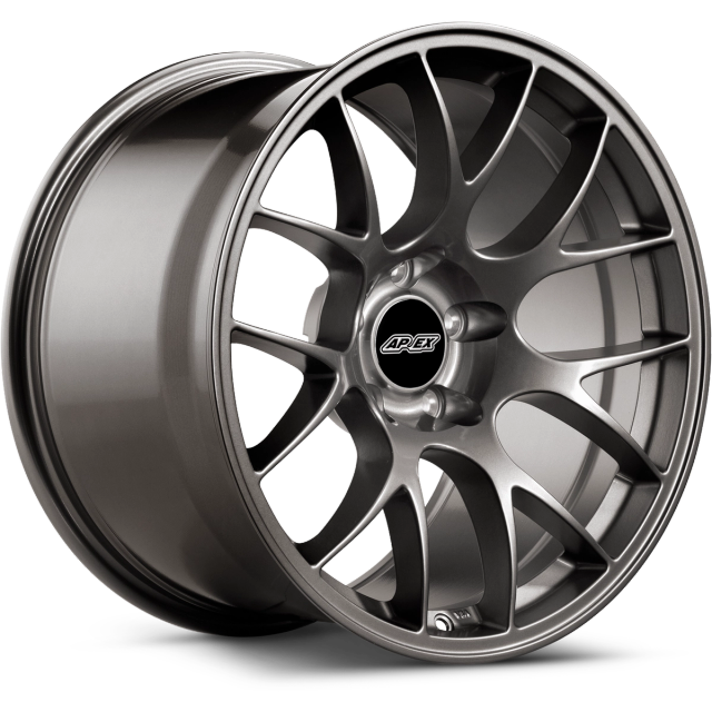 Apex Wheels 18" EC-7 in Anthracite with Gloss Black center cap