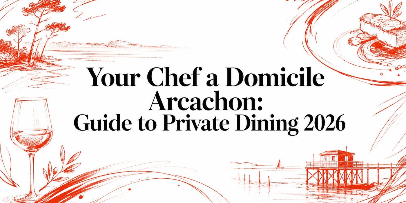 Your Chef a Domicile Arcachon: Guide to Private Dining 2026