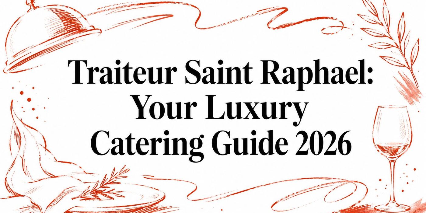 Traiteur Saint Raphael: Your Luxury Catering Guide 2026