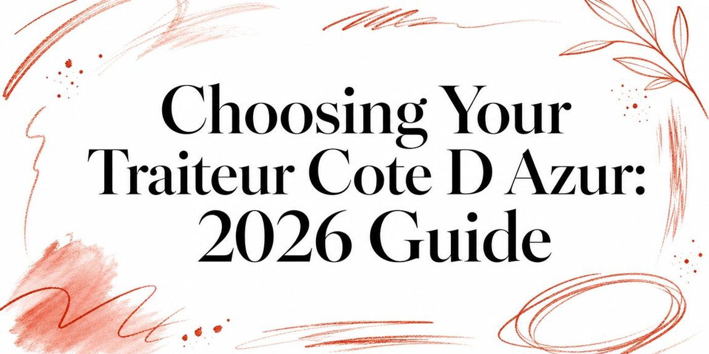 Choosing Your Traiteur Cote D Azur: 2026 Guide