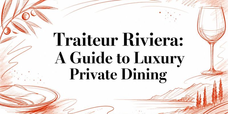 Traiteur Riviera: A Guide to Luxury Private Dining