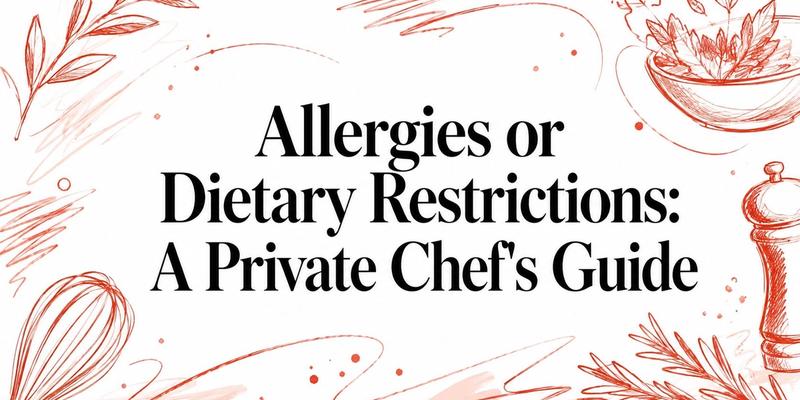 Allergies or Dietary Restrictions: A Private Chef's Guide