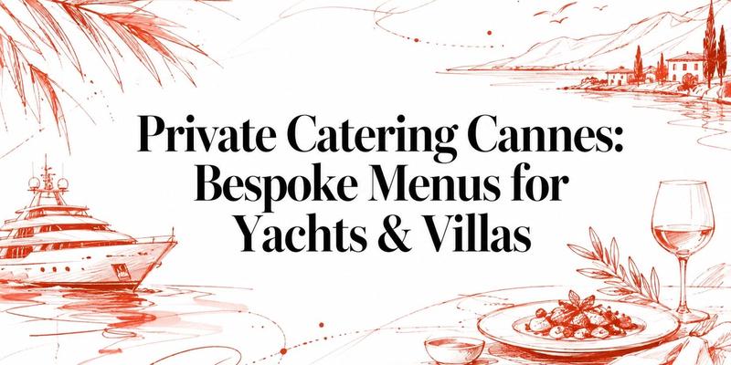 Private Catering Cannes: Bespoke Menus for Yachts & Villas