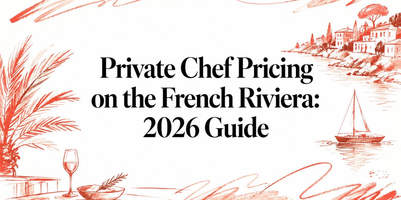 Private Chef Pricing on the French Riviera: 2026 Guide