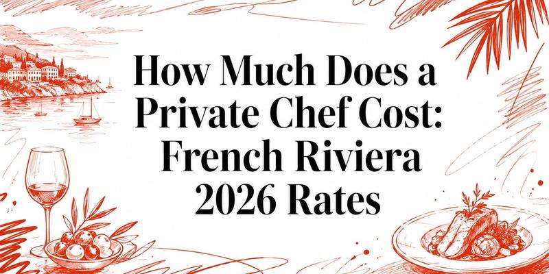 How Much Does a Private Chef Cost: French Riviera 2026 Rates