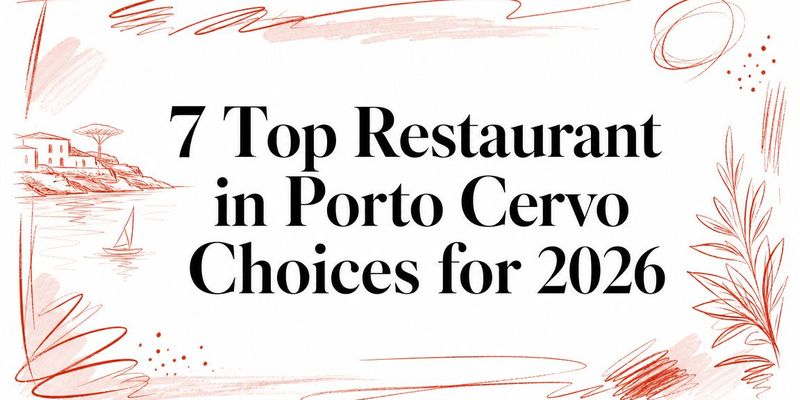 7 Top Restaurant in Porto Cervo Choices for 2026