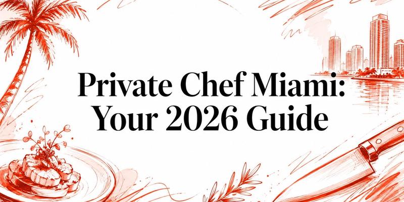 Private Chef Miami: Your 2026 Guide