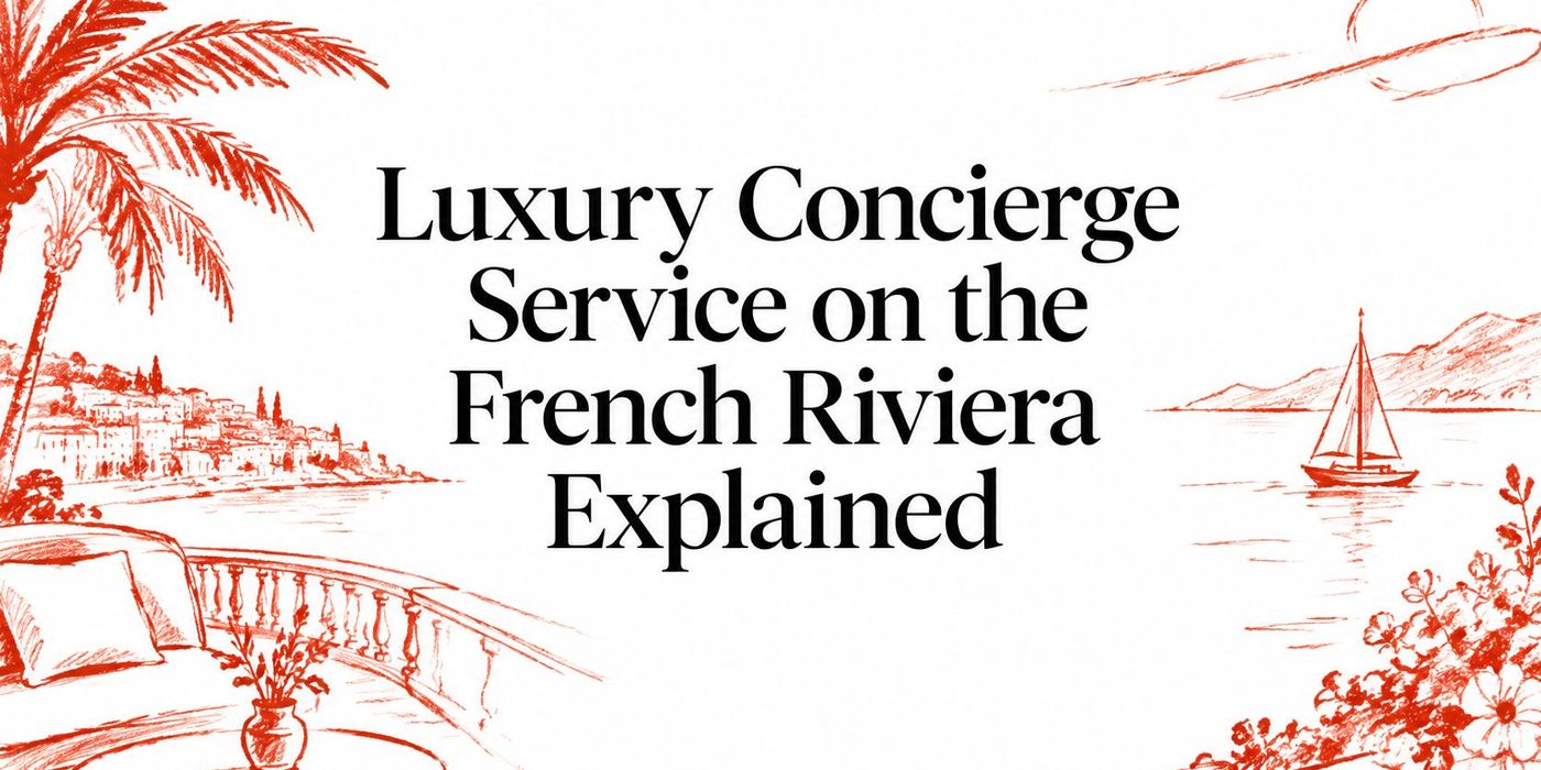 Luxury Concierge Service on the French Riviera Explained