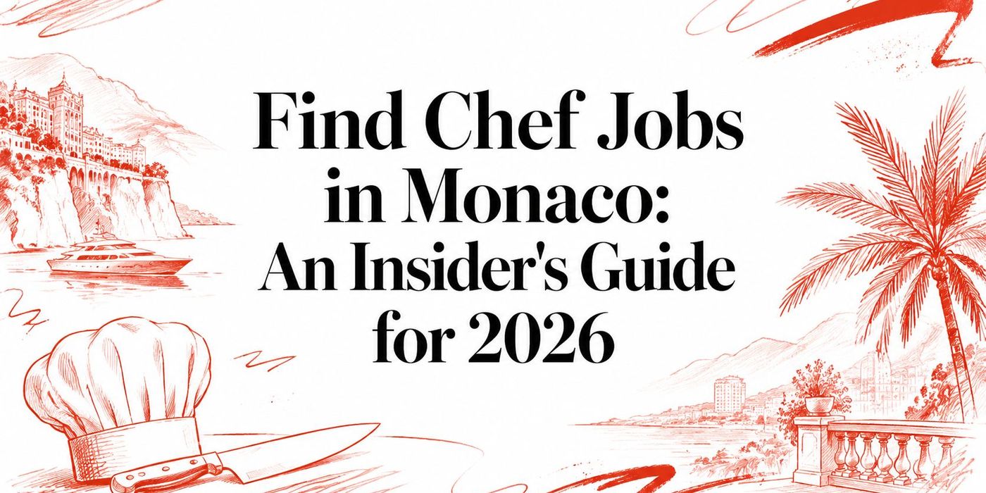 Find Chef Jobs in Monaco: An Insider's Guide for 2026