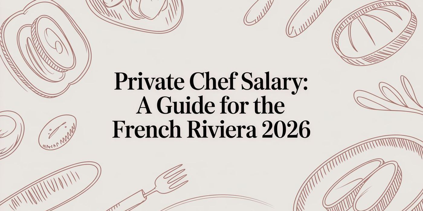 Private Chef Salary: A Guide for the French Riviera 2026