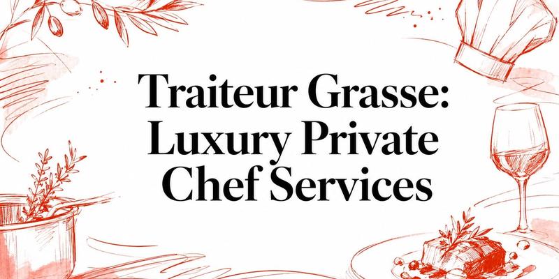 Traiteur Grasse: Luxury Private Chef Services
