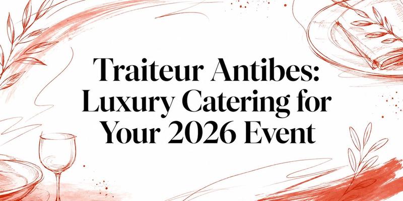 Traiteur Antibes: Luxury Catering for Your 2026 Event