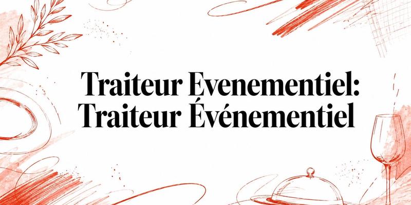 Traiteur Evenementiel: Traiteur Événementiel