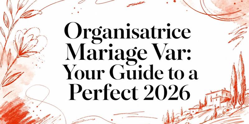 Organisatrice Mariage Var: Your Guide to a Perfect 2026