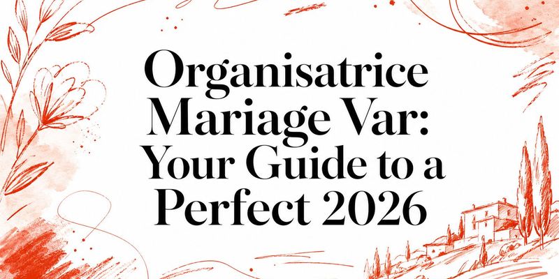 Organisatrice Mariage Var: Your Guide to a Perfect 2026