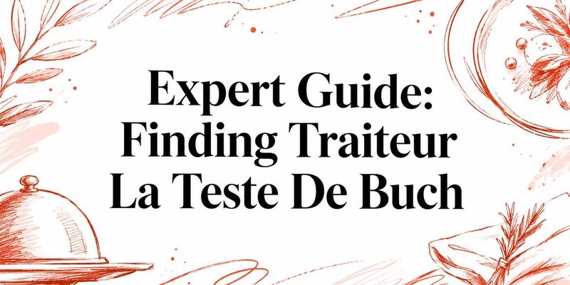 Expert Guide: Finding Traiteur La Teste De Buch