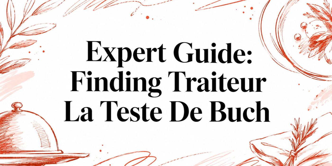 Expert Guide: Finding Traiteur La Teste De Buch