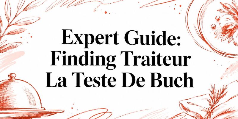 Expert Guide: Finding Traiteur La Teste De Buch