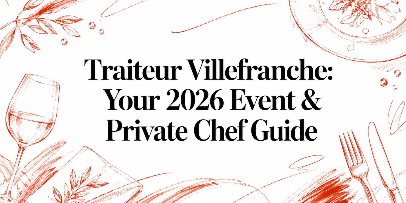 Traiteur Villefranche: Your 2026 Event & Private Chef Guide