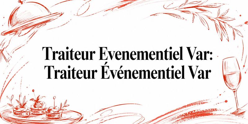 Traiteur Evenementiel Var: Traiteur Événementiel Var